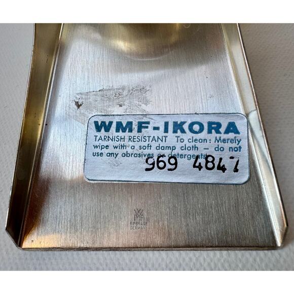 Vintage WMF Ikora Brass Candleholders – Sculptural Mid-Century Pair (Germany) - Picture 8 of 9